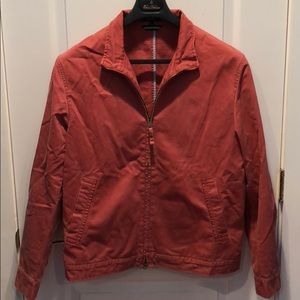 Men’s J. Crew cotton jacket Nantucket red size L